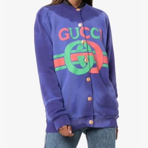 Gucci cotton sweatshirt with Gucci logo - Picture 2 of 4